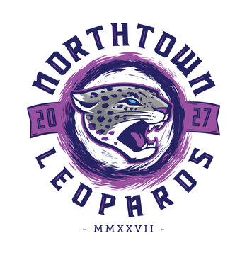 Northtown Jaguars t-shirt design (fictional team)