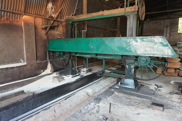 sawmill which is a facility where logs are cut into lumber