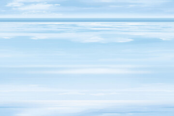 Soft blue horizon