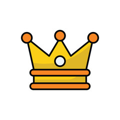 King vector icon