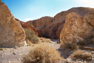 Red rocks of the red canyon in Eilat, israel