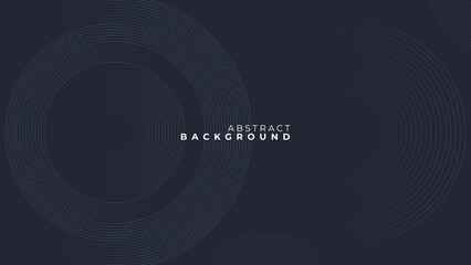 Minimalist abstract background with black circle line patterns on a light surface.