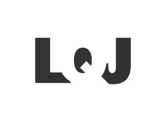LQJ logo design. Initial letter L Q J bold font style for tech startups, consulting, corporate branding. Creative company name, headlines typography identity, trendy logotype.