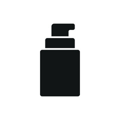 Foundation bottle make up beauty icon vector basic design