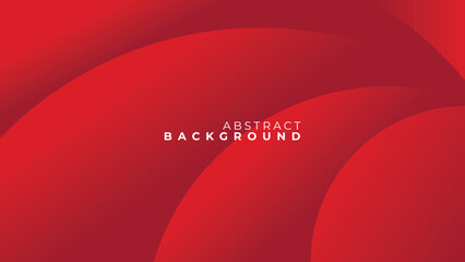 Abstract red background with gradient tones and artistic, flowing line decorations.