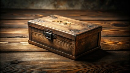 A vintage box, unopened, holds Alex's secret.  Intriguing contents within a personalized, mysterious package.