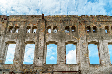 The ruins of a ruined building. A ruined distillery.
