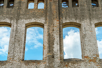 The ruins of a ruined building. A ruined distillery.
