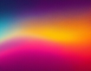 trendy colorful abstract grainy background light bright mash gradient vivid colors noise texture on dark grainy background a vibrant color gradient of pink yellow magenta and purple abstract