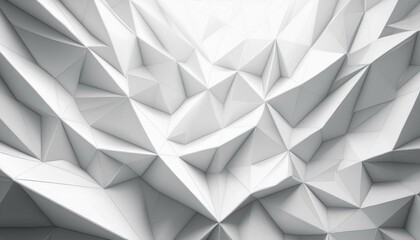 white polygonal surface with triangular pyramids high tech light 3d wallpaper light surface geometric