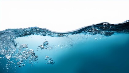 isolated texture of water surface side view