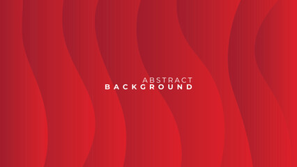 Abstract background featuring red geometric curve lines with gradient colors.