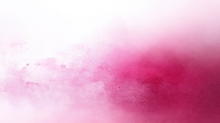 Fototapeta premium Soft watercolor background, pink and white gradient, delicate pastel tones, abstract texture, gentle color transition, dreamy atmosphere, minimalist design, subtle brush strokes, ethereal mood, light 