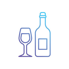 Wine vector icon