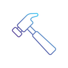 Hammer vector icon