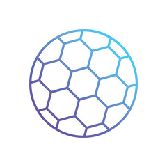 Fototapeta premium Football vector icon