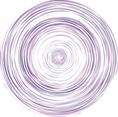 Geometric spiral, swirl, twirl element. Helix, volute and vortex icon