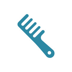 Obraz premium Hairbrush make up beauty icon vector basic design