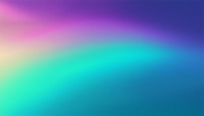 abstract grainy neon background with gradient mesh in turquoise blue and purple hues for backdrop poster template and banner design