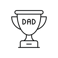 Trophy vector icon