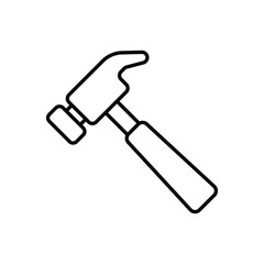 Hammer vector icon