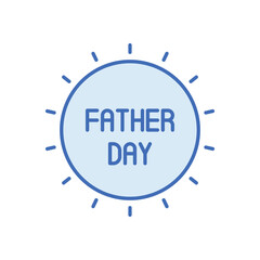 Father Day vector icon