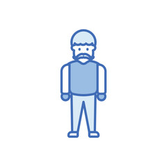 Obraz premium Father vector icon