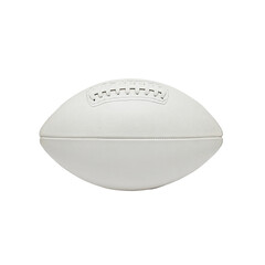 white american football sports game equipment isolated on a white background