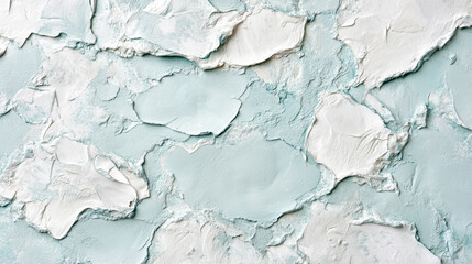 Obraz premium Plain Pale Cyan stucco textured background symbolizing calmness simplicity and tranquility evoking feelings of minimalism and serenity while representing subtle elegance and understated beauty