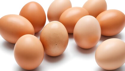 perfect chicken egg isolated on white background, Eggs on White Background, Chicken Egg isolated on white background