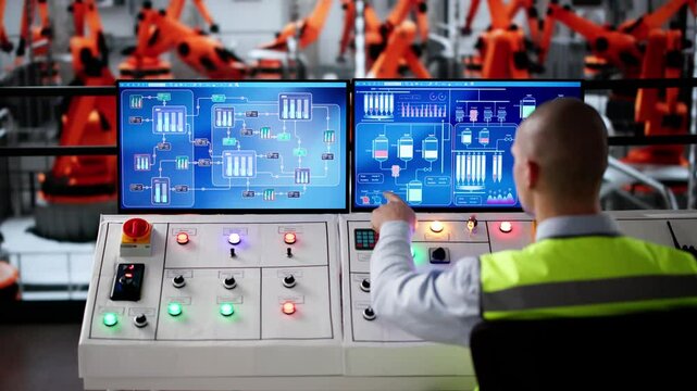 Scada Desktop Software On Computer