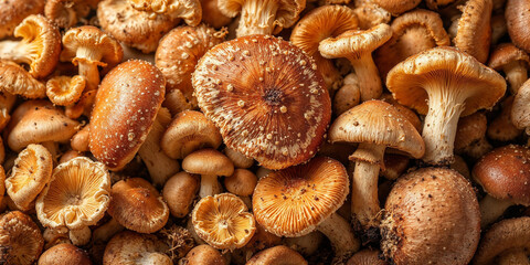 Fototapeta premium Concept photo of mushrooms, mushroom photography