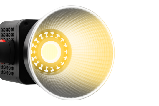 a constant light source powered by an electric grid a studio lamp for shooting objects a lantern