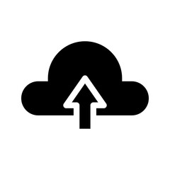 cloud download icon . vector illustration, pictogram isolated on white background. color editable