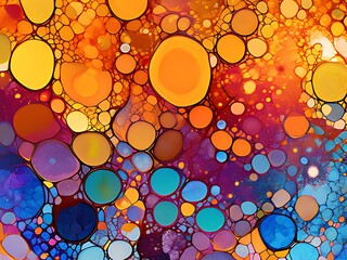 abstract background with circles