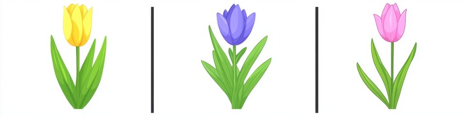 Naklejka premium An enchanting selection of Romantic flowers and foliage, with roses, leaves, bouquets, and captivating flower compositions.