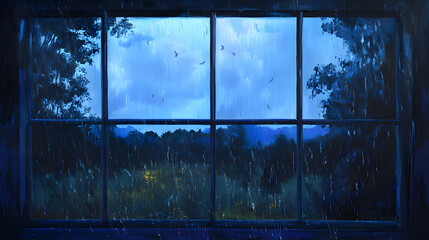 window in the sky Generative AI