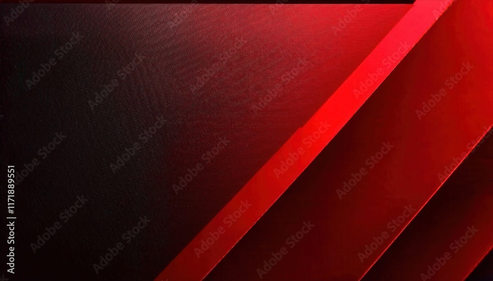 Aufkleber dynamic abstract red and black geometric layers with textured gradient lighting for modern design, b