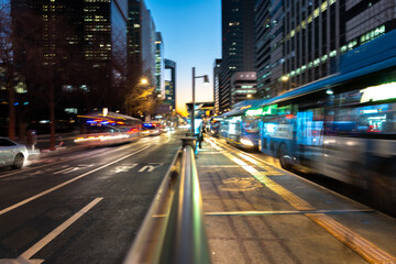 韓国、ソウルの朝