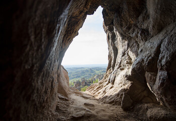 It is Conyr Aulie cave. It is a very strange place. This cave is locating in Bayanaul reserve.
