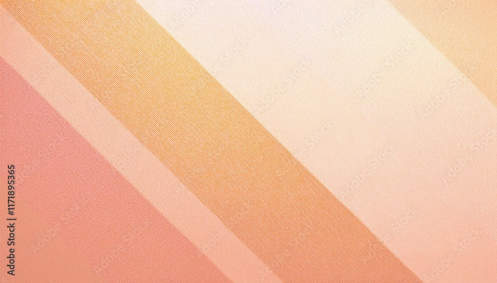 Poster Elegant Abstract Striped Gradient in Warm Peach and Beige Tones with Subtle Textured Fabric Pattern for Minimalist Design Inspiration