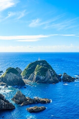 秋の佐多岬　鹿児島県南大隅町　Cape Sata in autumn. Kagoshima Pref, Minamiosumi Town.
