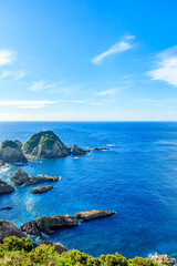 秋の佐多岬　鹿児島県南大隅町　Cape Sata in autumn. Kagoshima Pref, Minamiosumi Town.