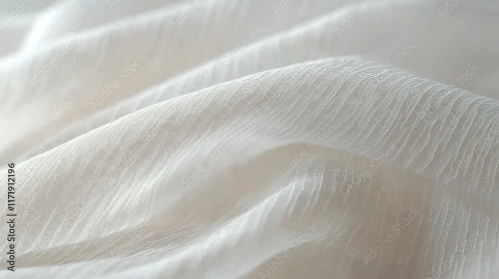 Poster elegant white fabric texture close-up soft light minimalist background