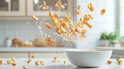 Cereal bowl, commercial snack