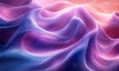 Fototapeta premium Futuristic Abstract Design with Swirling Purple and Blue Gradients
