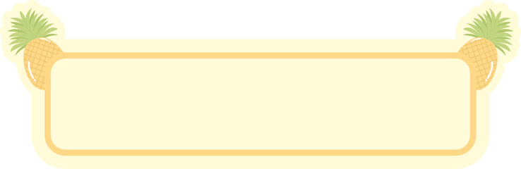 Decorative Fruit-Themed Graphic with Text Area