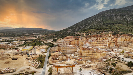 Marble quarry in Orosei, Sardinia Landscape