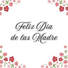 Happy Mother's Day Bouquet Illustration