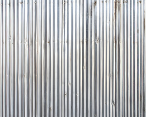 Corrugated Metal Sheet Surface Texture